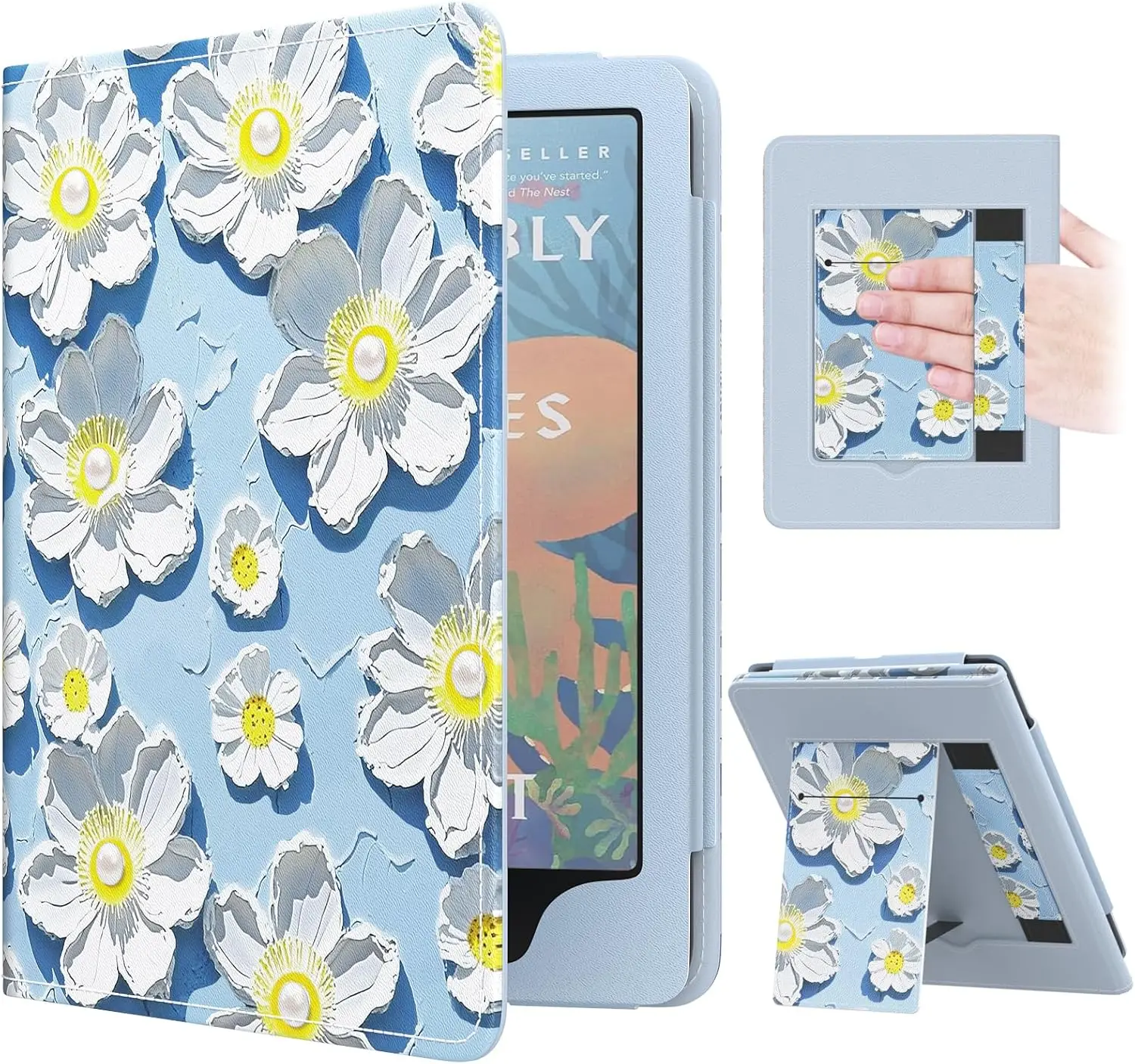 Handle Case for Kindle Paperwhite Colorsoft 7" 2024 2021 6.8" Slim PU Shell Cover Protective Shell Pouch with Auto-Wake/Sleep
Handle Case for Kindle Paperwhite Colorsoft 7" 2024 2021 6.8" Slim PU Shell Cover Protective Shell Pouch with Auto-Wake/Sleep