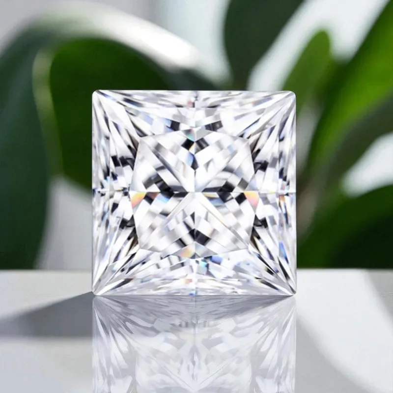 Princess Shape Wholesale Moissanite Stone D Color VVS1 Artificial Gemstone for Jewelry DIY Making With Certifficate
Princess Shape Wholesale Moissanite Stone D Color VVS1 Artificial Gemstone for Jewelry DIY Making With Certifficate