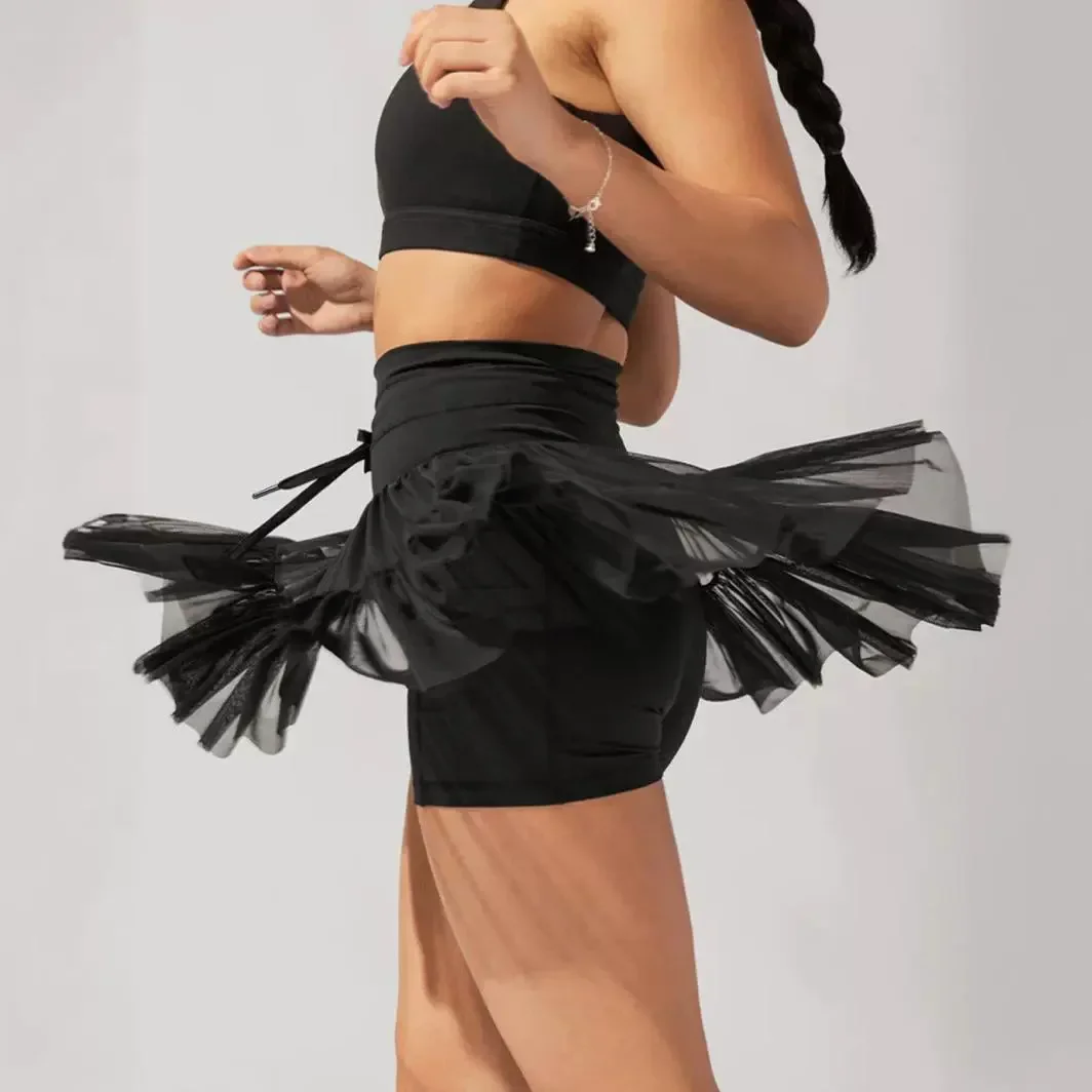 Women's Safety Pants Anti Glare Spring/summer New High Waisted Lace Up Pleated Skirt Short Skirt Spicy Girl Half Skirt
Women's Safety Pants Anti Glare Spring/summer New High Waisted Lace Up Pleated Skirt Short Skirt Spicy Girl Half Skirt