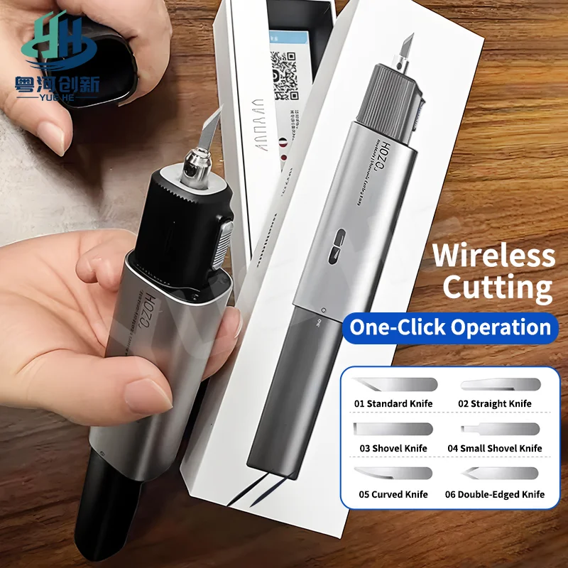HOZO Ultrasonic Cutter with Auto Power Adjustment 6-in-1 Blades for Precision Cutting Hobby Craft Model Making Gloves Given Away
HOZO Ultrasonic Cutter with Auto Power Adjustment 6-in-1 Blades for Precision Cutting Hobby Craft Model Making Gloves Given Away