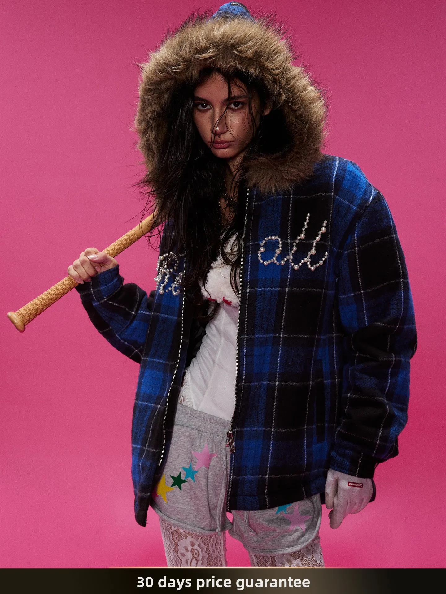 Утепленная зимняя хлопковая куртка с капюшоном, теплая, в стиле ретро, с цветными блоками, в клетку, с меховым воротником, с жемчужными буквами, молодежная, повседневная, свободного кроя
Утепленная зимняя хлопковая куртка с капюшоном, теплая, в стиле ретро, с цветными блоками, в клетку, с меховым воротником, с жемчужными буквами, молодежная, повседневная, свободного кроя