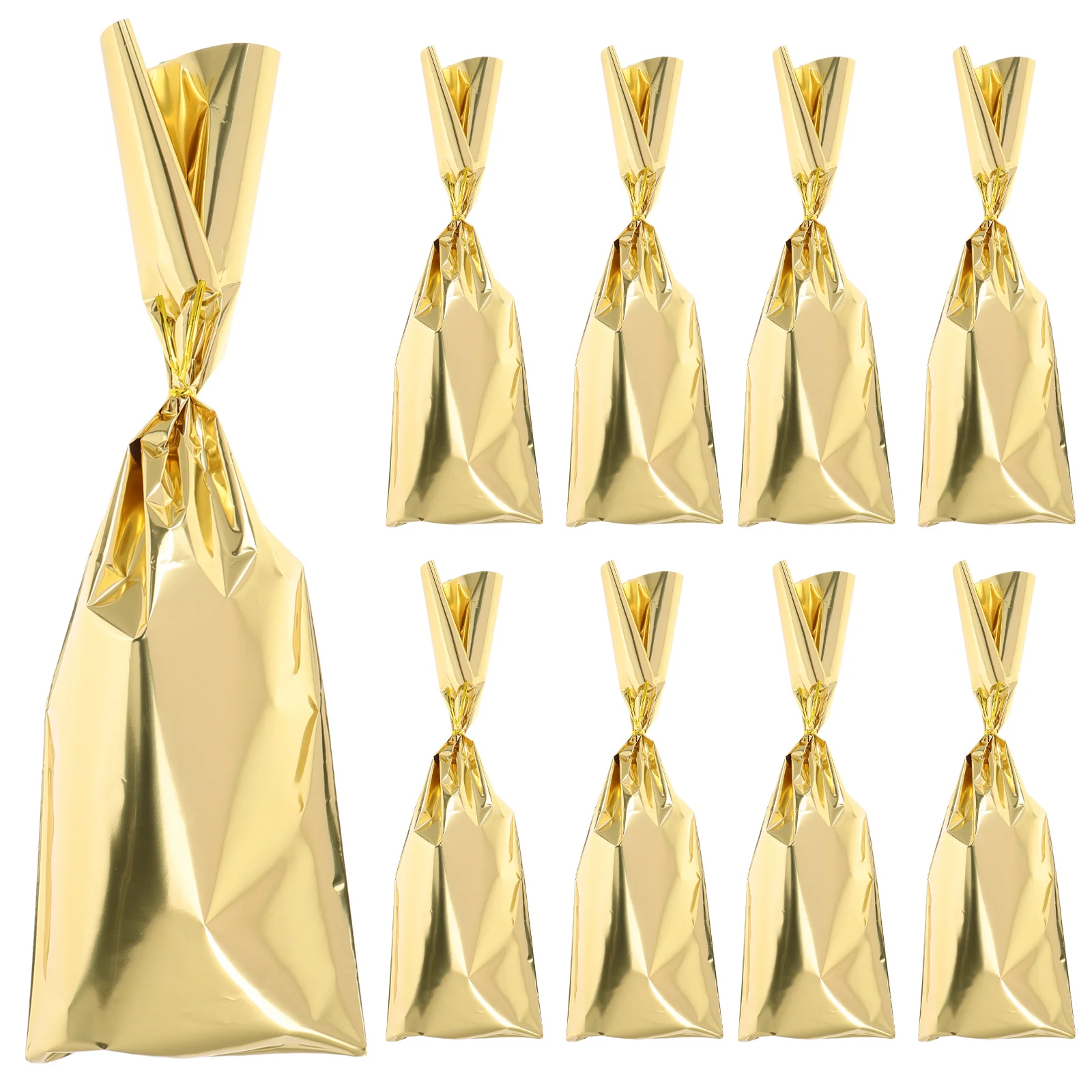 10pcs Gift Bags Holiday Party Favor Metallic Bags Cellophane Packaging Christmas Tote Opaque Material Versatile Use
10pcs Gift Bags Holiday Party Favor Metallic Bags Cellophane Packaging Christmas Tote Opaque Material Versatile Use