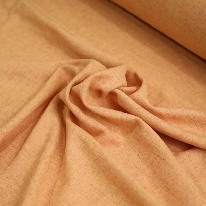 Thin yellow and red striped fine-woven thick woolen tweed fabric for coats and dresses. DIY fabric.
Thin yellow and red striped fine-woven thick woolen tweed fabric for coats and dresses. DIY fabric.