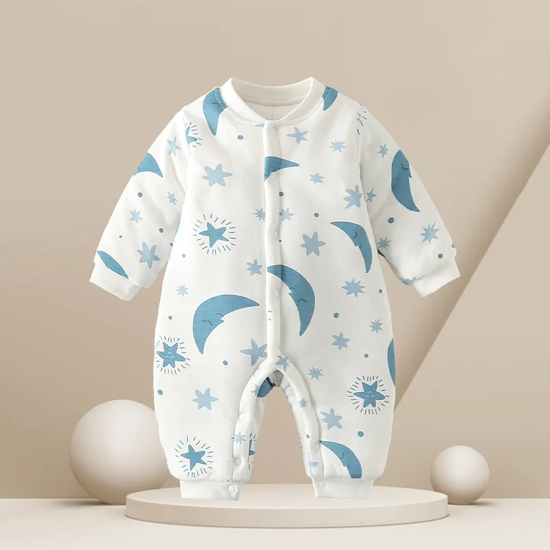 Baby Onesie Autumn And Winter Cotton Thickened Onesie Boys And Girls Cute Printing Comfortable Warm Onesie
Baby Onesie Autumn And Winter Cotton Thickened Onesie Boys And Girls Cute Printing Comfortable Warm Onesie