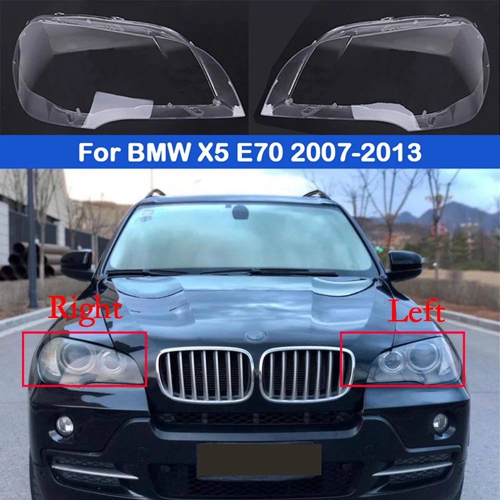1/2pcs Car Headlight Lamps For BMW 5 Series X5 E70 2007-2013 Left/Right Clear Light Shell Transparent Lens Cover Car Accessories
1/2pcs Car Headlight Lamps For BMW 5 Series X5 E70 2007-2013 Left/Right Clear Light Shell Transparent Lens Cover Car Accessories