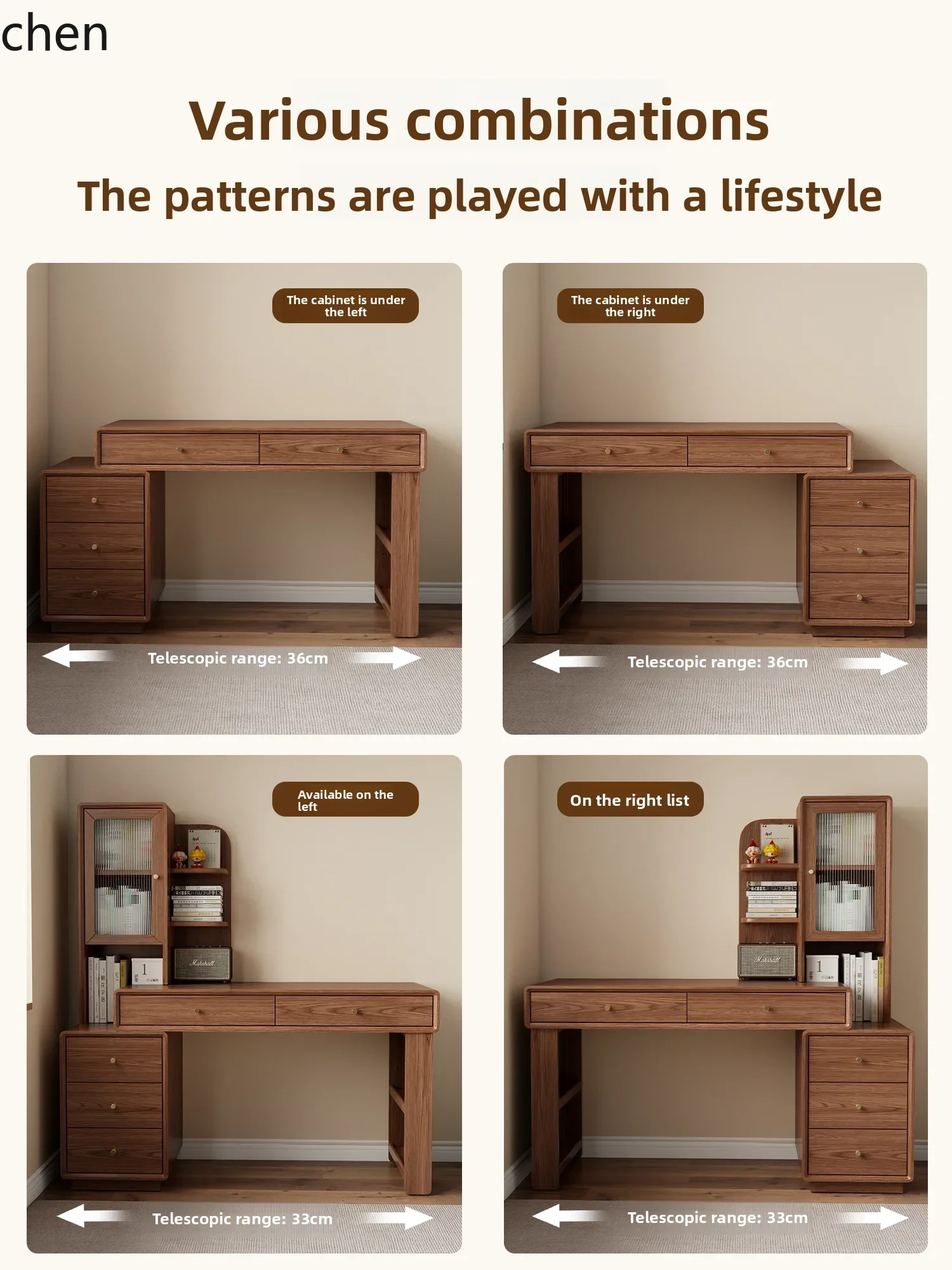 b11-7.1 solid wood retractable corner desk bookshelf bedroom chest dresser makeup desk
b11-7.1 solid wood retractable corner desk bookshelf bedroom chest dresser makeup desk