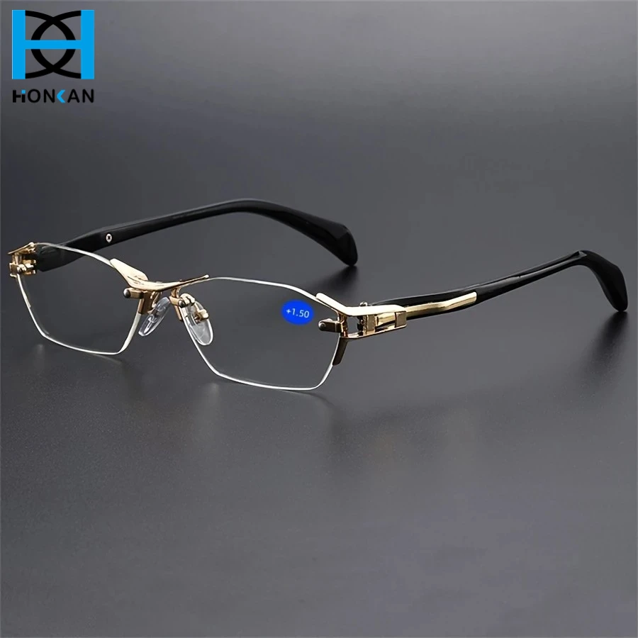 2025 Frameless Business Reading Glasses High-definition Presbyopia Glasses Anti Blue Light Optical Glasses Men Women Eyeglasses
2025 Frameless Business Reading Glasses High-definition Presbyopia Glasses Anti Blue Light Optical Glasses Men Women Eyeglasses