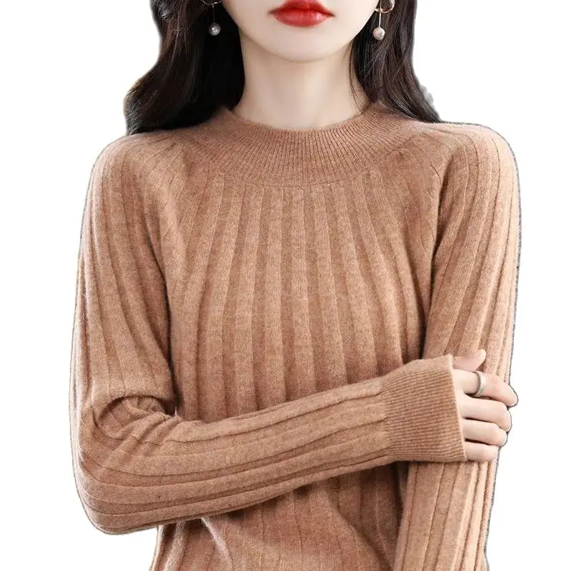2022 New Autumn And Winter Loose Half Turtleneck Pullover Long Sleeve Sweater Female Korean Slim Joker Knit Bottoming Shirt
2022 New Autumn And Winter Loose Half Turtleneck Pullover Long Sleeve Sweater Female Korean Slim Joker Knit Bottoming Shirt