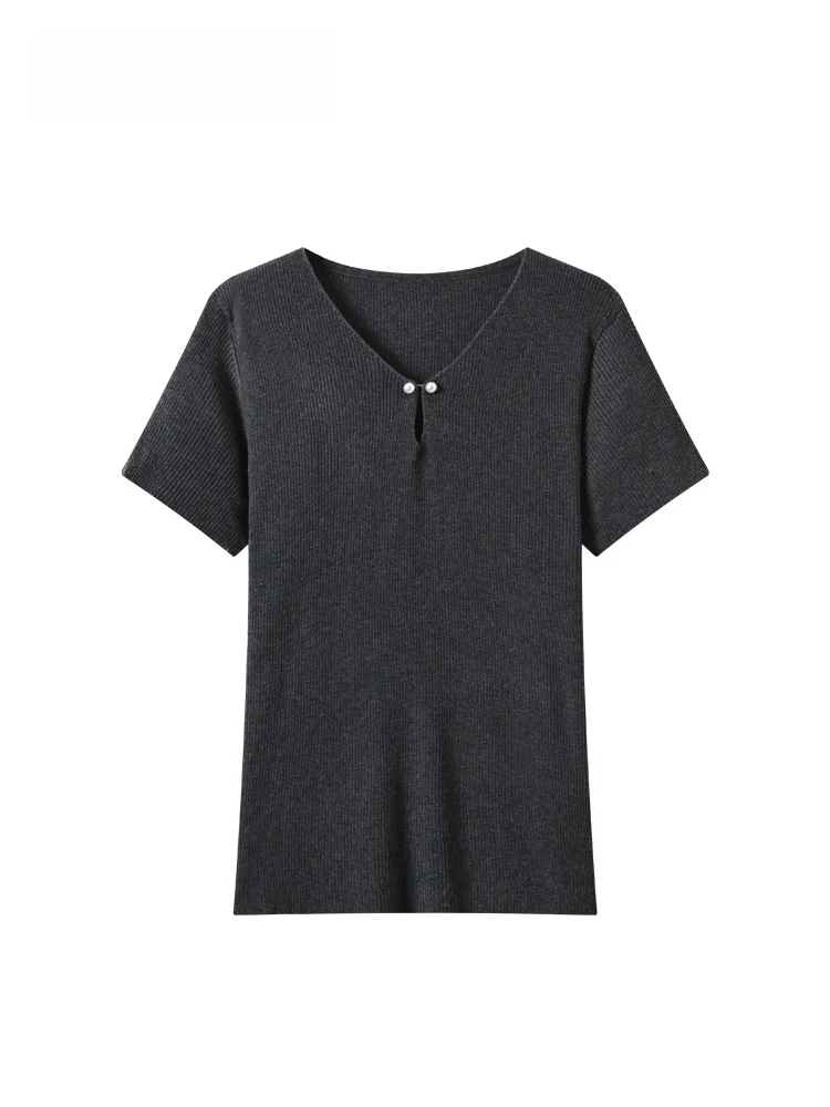 Cara CLUB plus Size Casual Short Sleeve T-Shirt Women's Summer New Style Meat Covering Slimming Casual Versatile Top
Cara CLUB plus Size Casual Short Sleeve T-Shirt Women's Summer New Style Meat Covering Slimming Casual Versatile Top