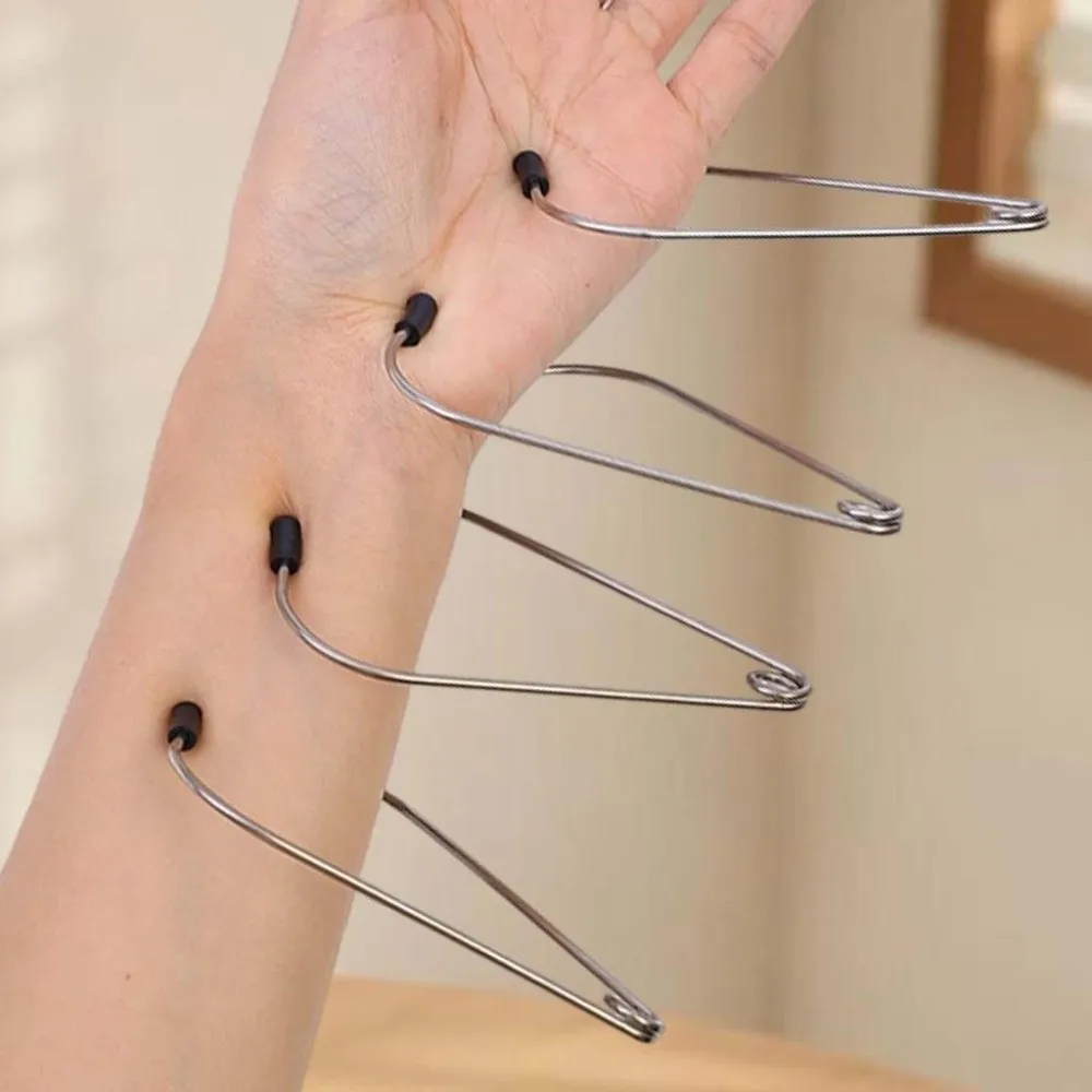 10Pcs Set New Stainless Steel Acupressure Massage Clips Portable Comfortable Acupoint Massagers Meridian Massager Hand
10Pcs Set New Stainless Steel Acupressure Massage Clips Portable Comfortable Acupoint Massagers Meridian Massager Hand