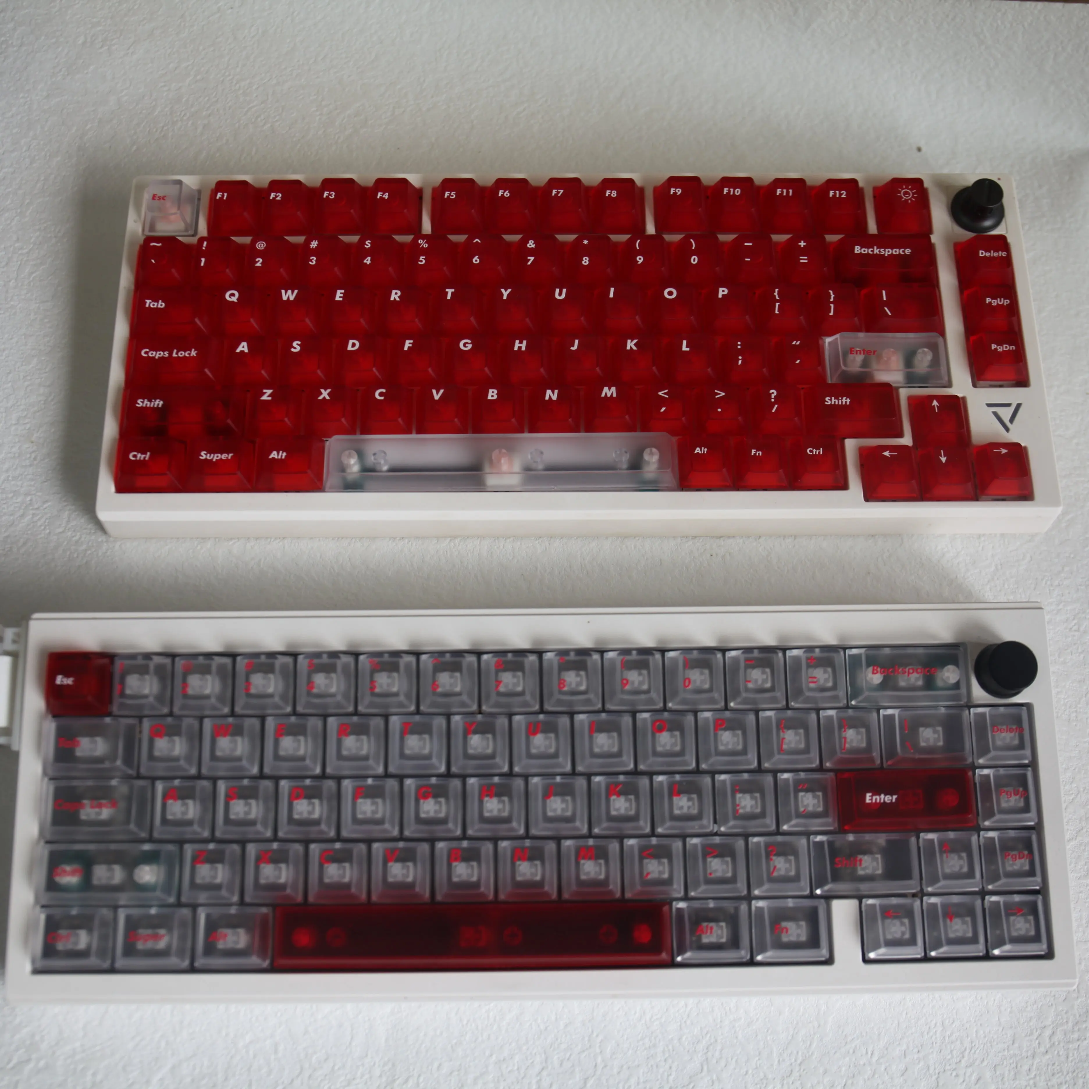 Frosted white theme mechanical keyboard cap 60/68/75/87/98/104/108 column available
Frosted white theme mechanical keyboard cap 60/68/75/87/98/104/108 column available
