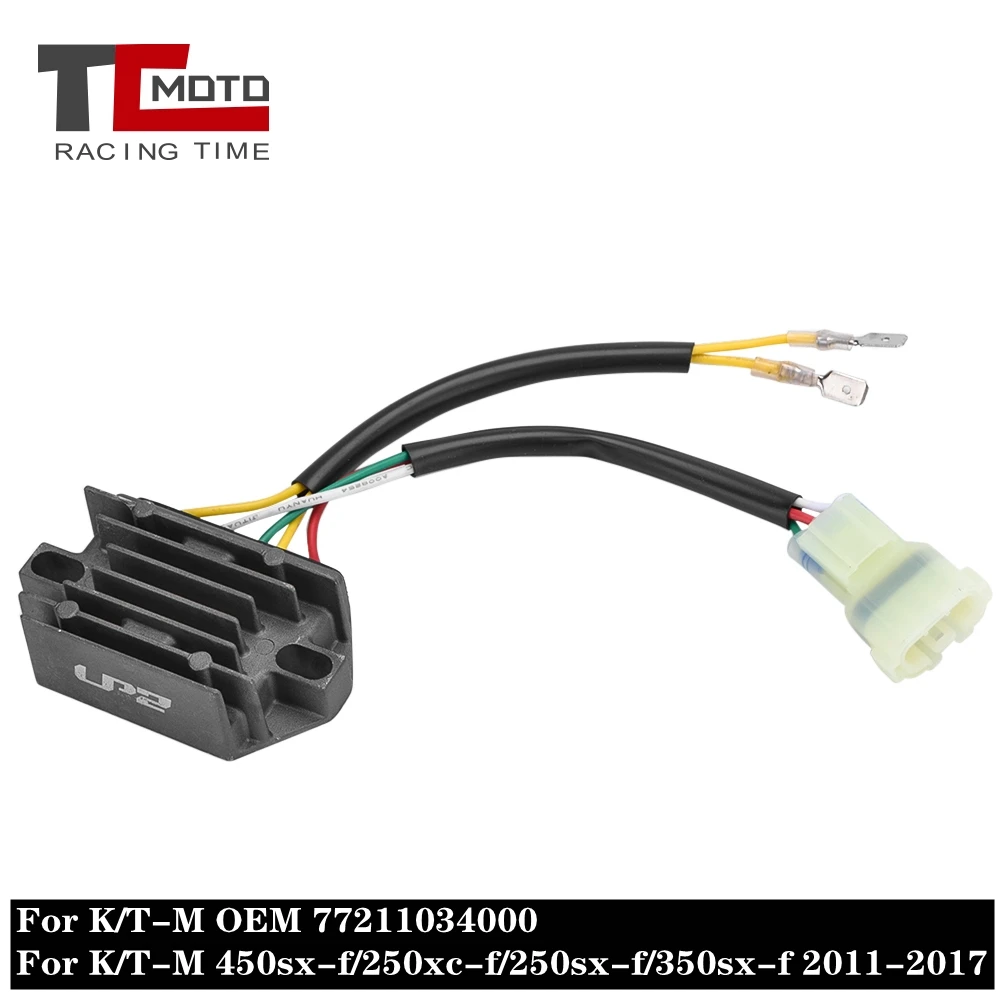 Регулятор напряжения TCMOTO для KTM 77211034000, регулятор для KTM 450 SMR SXF 250, 350, 450, SX-F, для KTM 250, 350, XCF X-CF
Регулятор напряжения TCMOTO для KTM 77211034000, регулятор для KTM 450 SMR SXF 250, 350, 450, SX-F, для KTM 250, 350, XCF X-CF