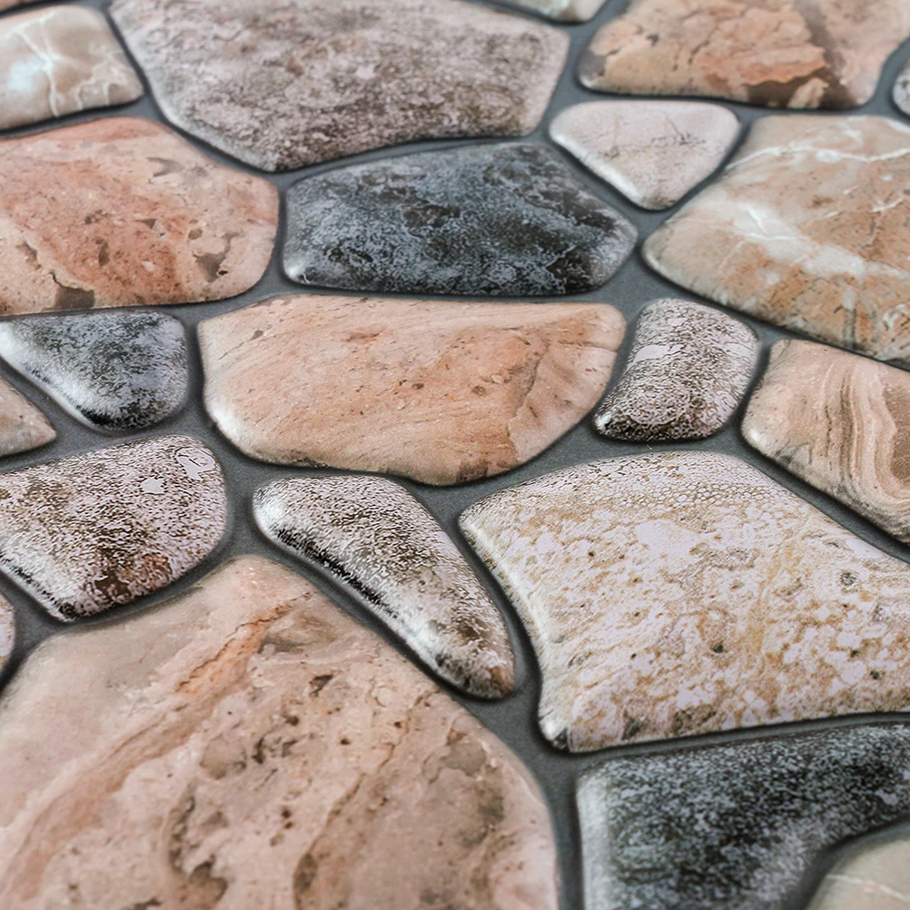 10 pcs Self-Adhesive Wall Tile 3D Brick Pattern Waterproof Plastic Realistic Texture For Kitchen Bathroom Bedroom Living Room 
10 pcs Self-Adhesive Wall Tile 3D Brick Pattern Waterproof Plastic Realistic Texture For Kitchen Bathroom Bedroom Living Room