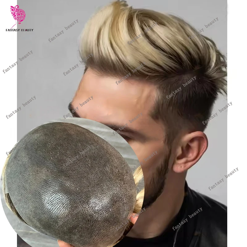 Ombre Brown #4T613 Blonde 0.06mm Ultra Thin Skin Men's Toupee Undetectable Natural Hairline Human Hair Grey Replacement System
Ombre Brown #4T613 Blonde 0.06mm Ultra Thin Skin Men's Toupee Undetectable Natural Hairline Human Hair Grey Replacement System