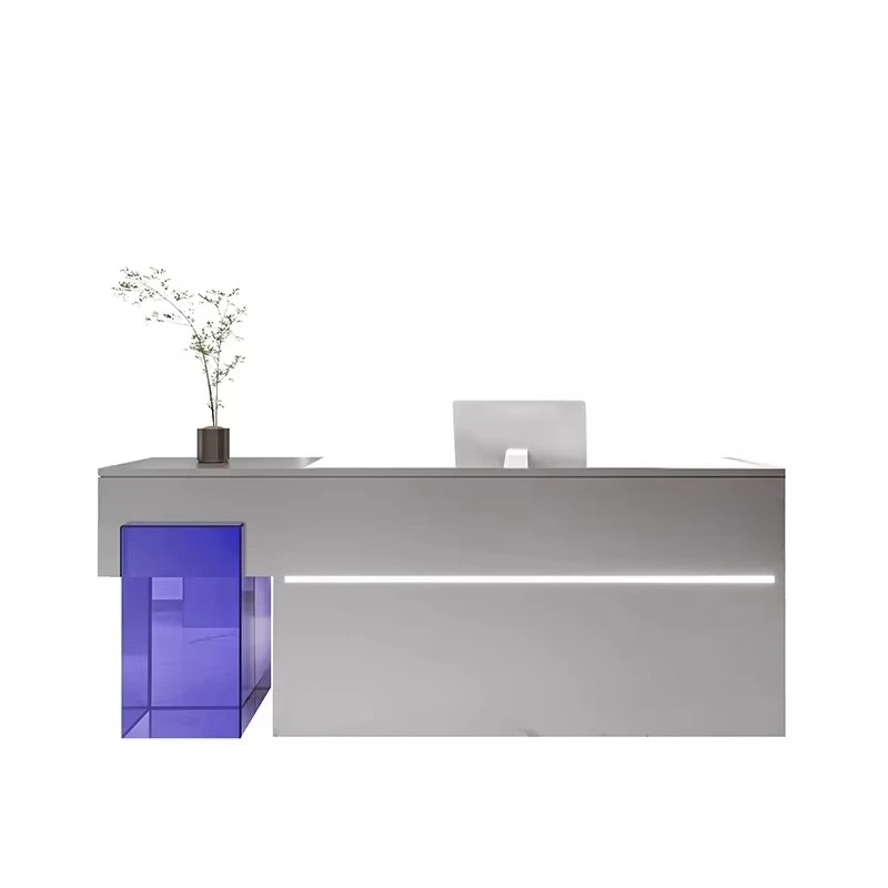 &c Modern Simple Customizable Reception Desk Wood Company Information Cashier Bar Counter for Office and Hotels
&c Modern Simple Customizable Reception Desk Wood Company Information Cashier Bar Counter for Office and Hotels
