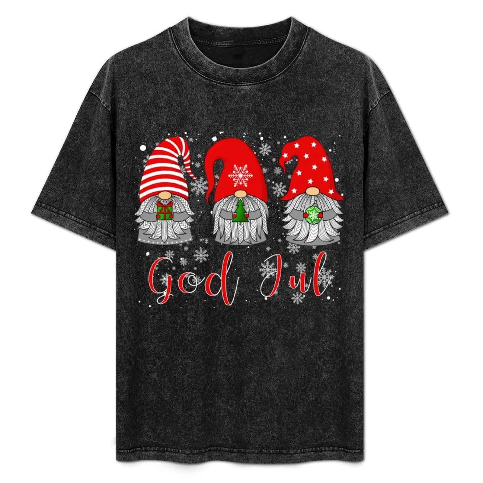 Scandinavian Gnomes God Jul Tomte Swedish Christmas Nordic Shirt T-Shirt Basic Solid Color Short Sleeve T-Shirt
Scandinavian Gnomes God Jul Tomte Swedish Christmas Nordic Shirt T-Shirt Basic Solid Color Short Sleeve T-Shirt