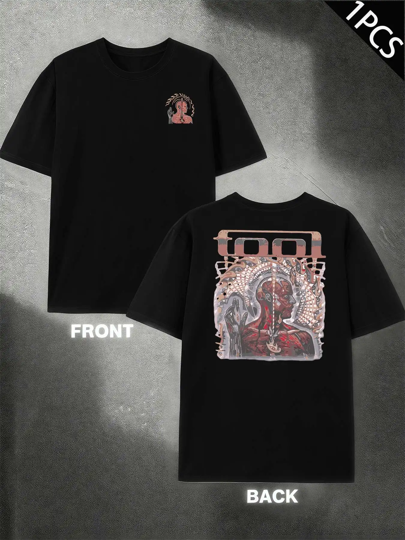 TOOL Band Anatomy Graphic Tee Men's Double-Sided printed Fashionable Casual Crew Neck 220gsm Pure Cotton T-Shirt
TOOL Band Anatomy Graphic Tee Men's Double-Sided printed Fashionable Casual Crew Neck 220gsm Pure Cotton T-Shirt