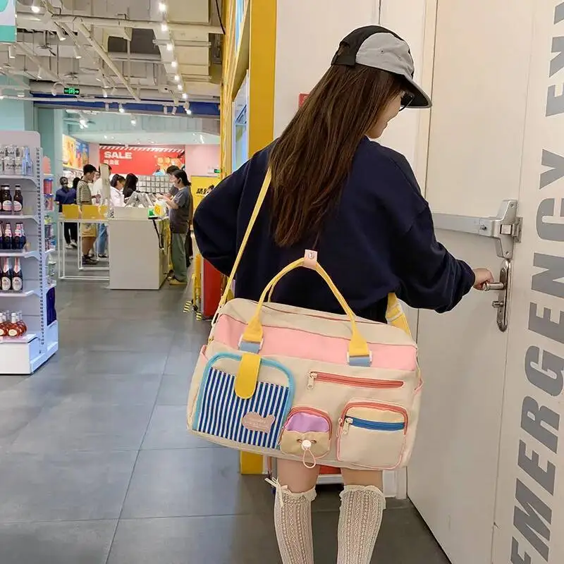 High Quality Color Block Independent Shoe Compartment, Large Capacity, Short Trip Sports Gym Bag With Dry And Wet Separation,
High Quality Color Block Independent Shoe Compartment, Large Capacity, Short Trip Sports Gym Bag With Dry And Wet Separation,