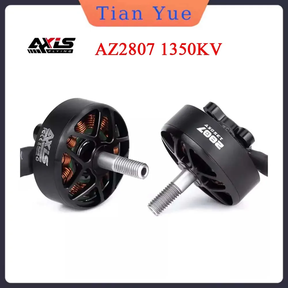 Axisflying AZ2807 1350KV Надежный бесщеточный двигатель для плавной работы в 7-дюймовом RC FPV Freestyle Drone
Axisflying AZ2807 1350KV Надежный бесщеточный двигатель для плавной работы в 7-дюймовом RC FPV Freestyle Drone