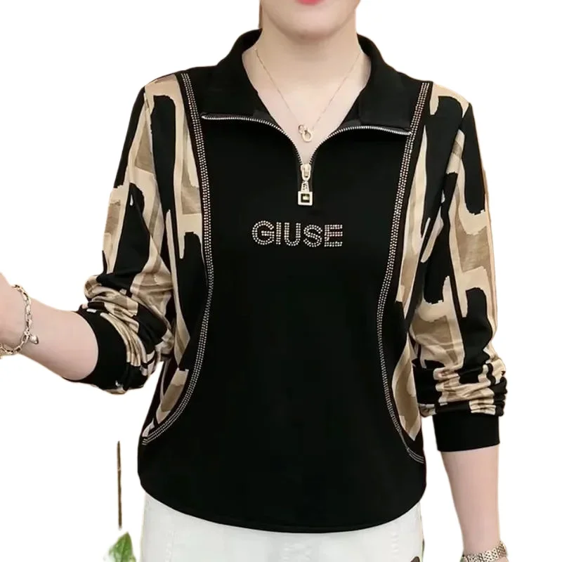 Fashion Printed Spliced Zipper Diamonds Blouse Women's Clothing 2024 Autumn New Casual Tops Commute Shirt
Fashion Printed Spliced Zipper Diamonds Blouse Women's Clothing 2024 Autumn New Casual Tops Commute Shirt