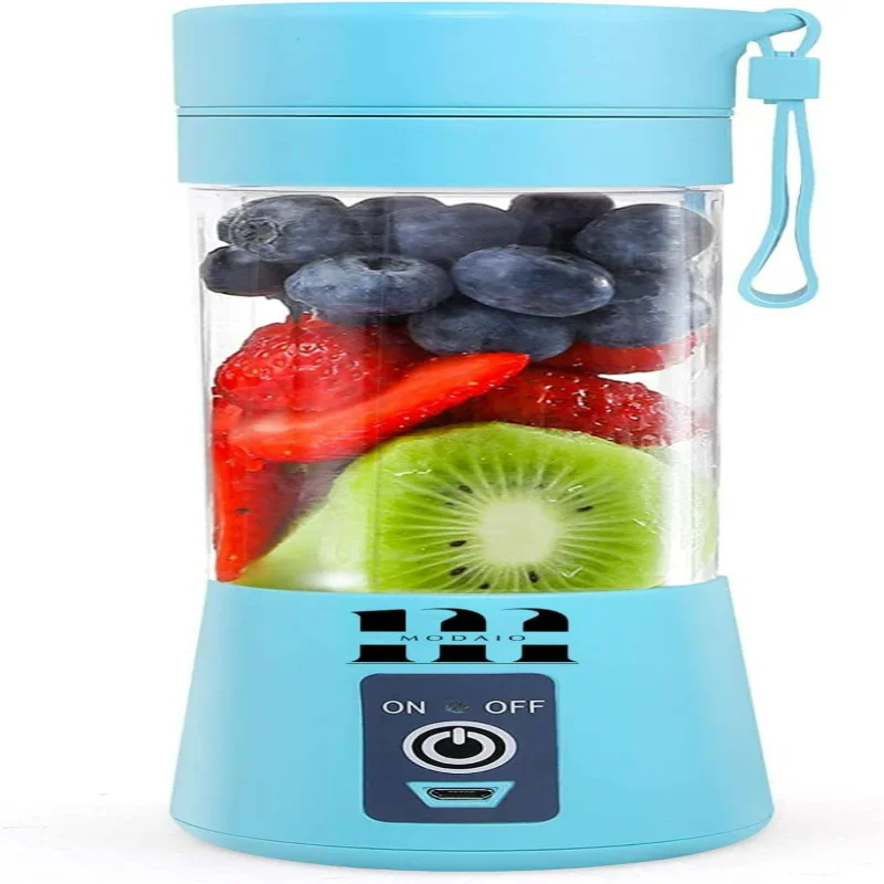 Portable Blue Mini Rechargeable Juicer Blender with Six Sharp 3D Blades for Easy Ice Crushing - Ideal for Delicious Milk Shakes,
Portable Blue Mini Rechargeable Juicer Blender with Six Sharp 3D Blades for Easy Ice Crushing - Ideal for Delicious Milk Shakes,
