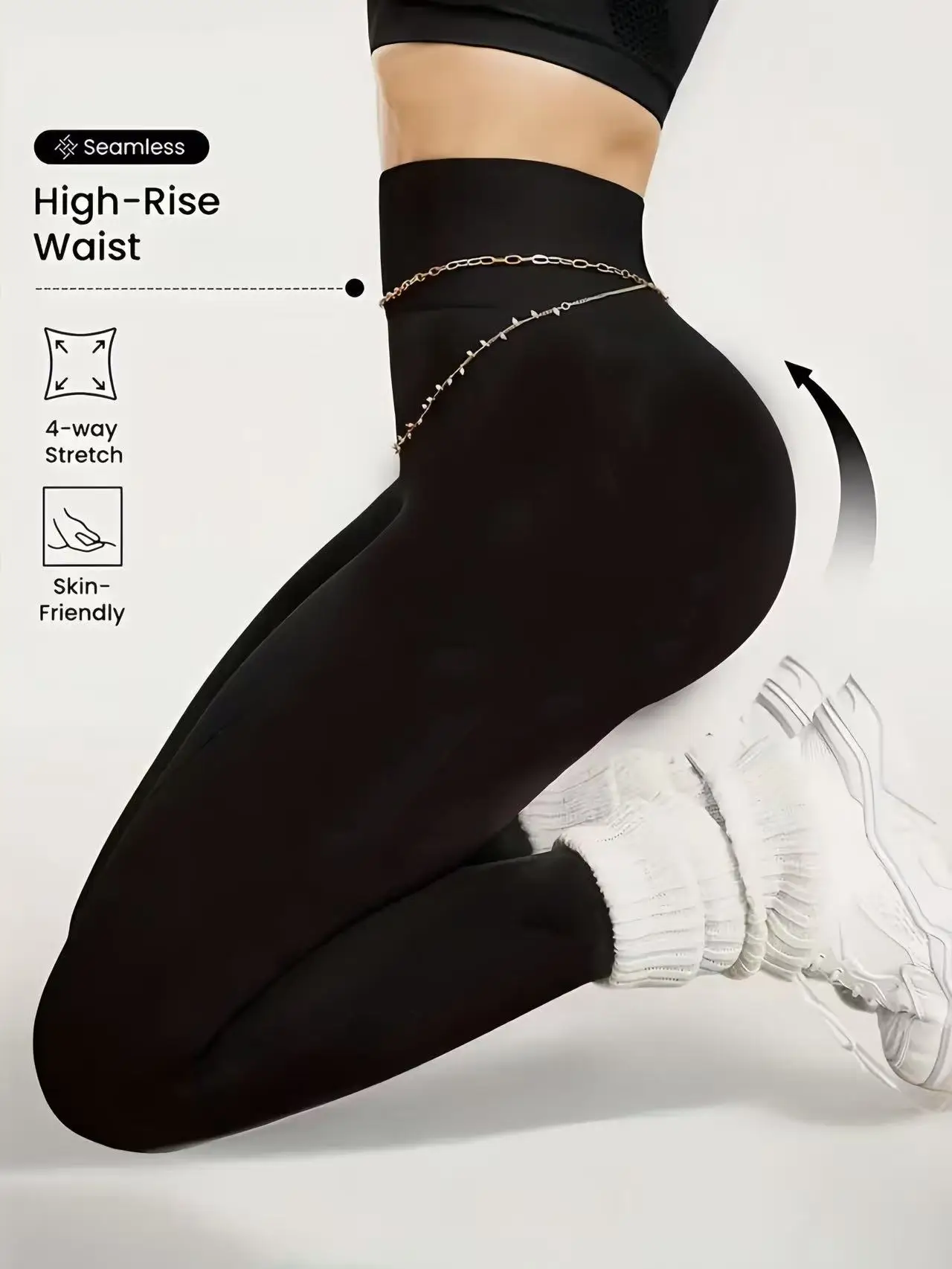 Elegant ladies hip-lifting tight yoga pants-non-perspective elastic belt fitness tights, suitable for riding, running and gym
Elegant ladies hip-lifting tight yoga pants-non-perspective elastic belt fitness tights, suitable for riding, running and gym
