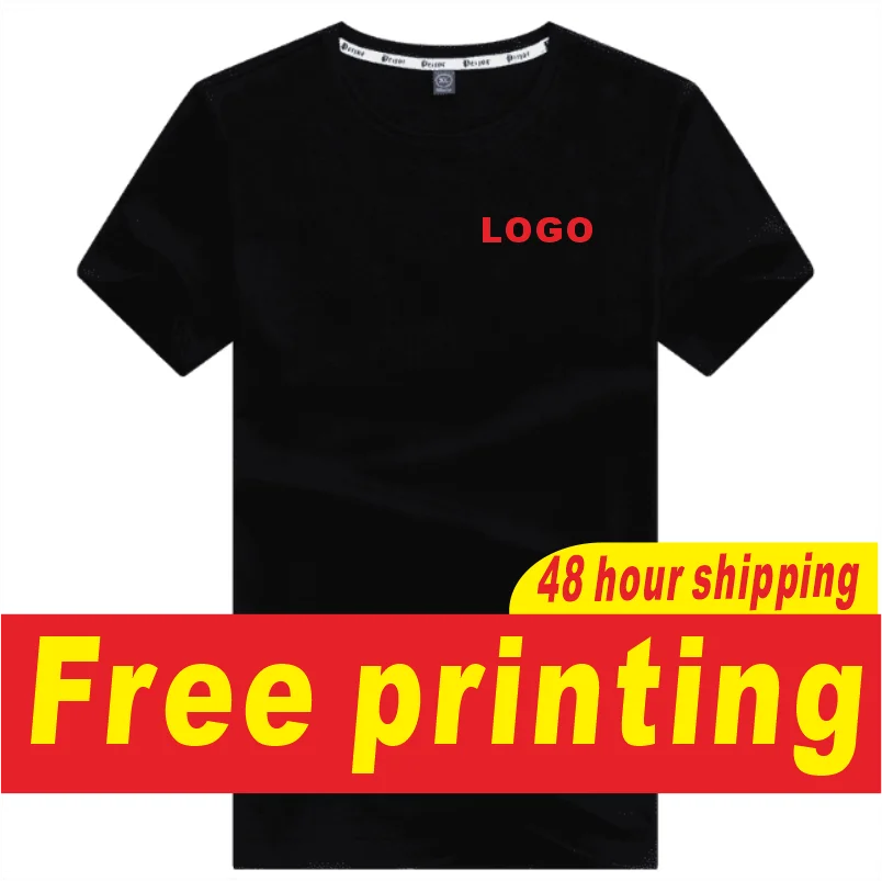 Cotton summer short sleeved T-shirt custom printed logo embroidery logo icon men's and women's clothing
Cotton summer short sleeved T-shirt custom printed logo embroidery logo icon men's and women's clothing