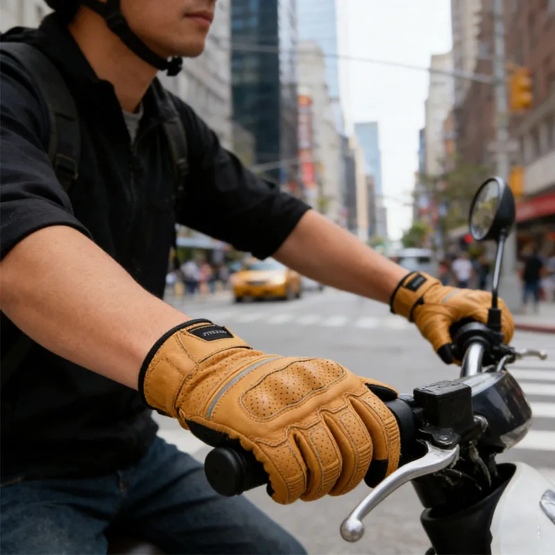 Anti-Slip Moto Dirt Biker Gloves Accessories Summer Retro Leather Full Finger Motorcycle Racing Protective Glove for UnisexDirt
Anti-Slip Moto Dirt Biker Gloves Accessories Summer Retro Leather Full Finger Motorcycle Racing Protective Glove for UnisexDirt