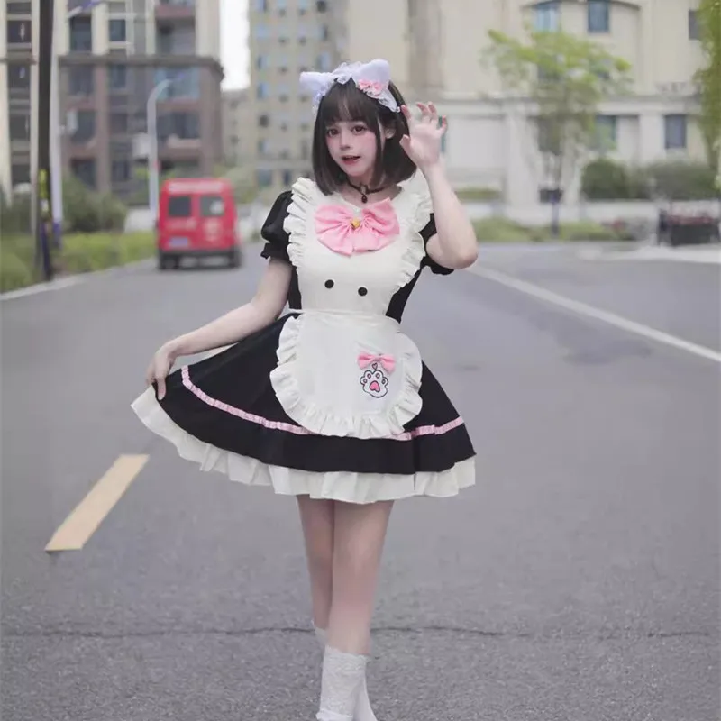 Sweet Cute Maid Uniform Large Size Lolita Dress Halloween Cosplay Women's Performance Costume Polyester Fiber 100%
Sweet Cute Maid Uniform Large Size Lolita Dress Halloween Cosplay Women's Performance Costume Polyester Fiber 100%