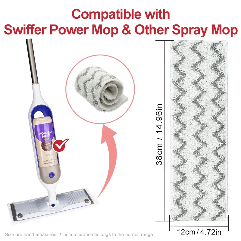 Mop replacement mop, adapter to Swiffer powermop flat mop with adhesive type, ultra fine fiber mop head
Mop replacement mop, adapter to Swiffer powermop flat mop with adhesive type, ultra fine fiber mop head