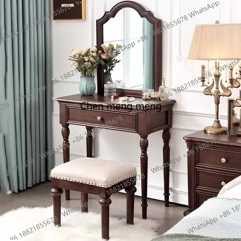Nordic Brown Dresser Eithe Drawers Mirror Stool Modern Wooden Dressing Table Makeup Living Room Comoda Pra Quarto Furniture
Nordic Brown Dresser Eithe Drawers Mirror Stool Modern Wooden Dressing Table Makeup Living Room Comoda Pra Quarto Furniture