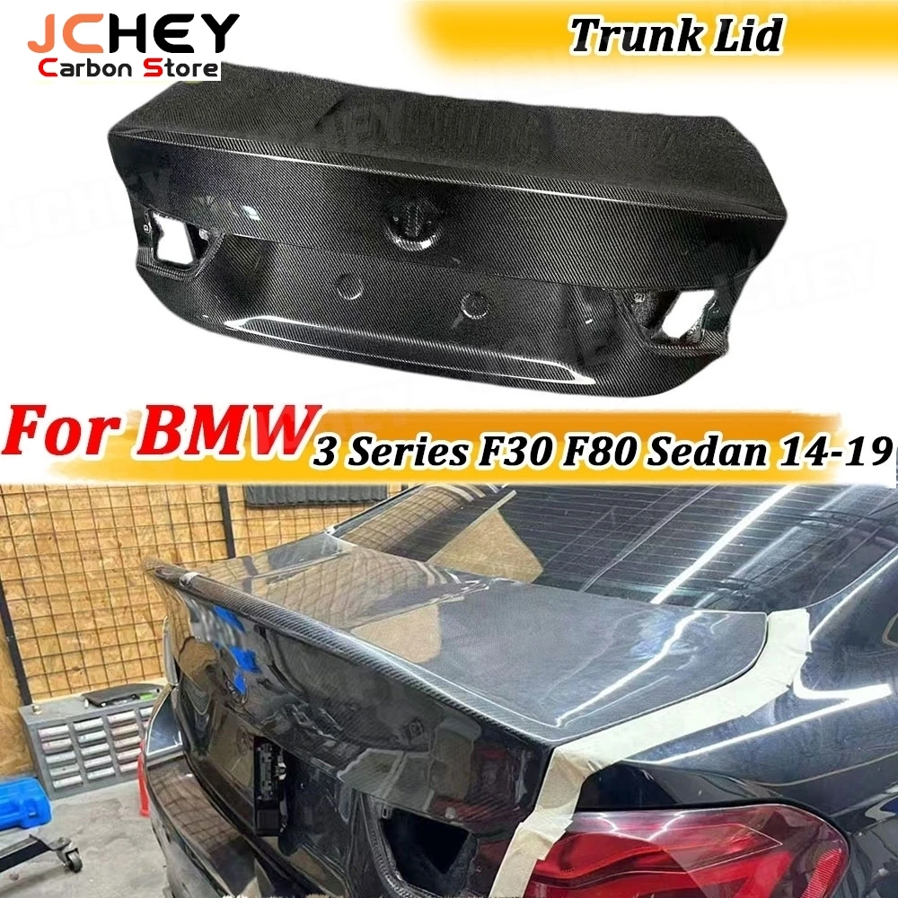 JCHEY Real Carbon Fiber Rear Bumper Guard Lid for BMW 3 Series F30 F80 Sedan 2014-2019 FRP Tail Gate Trunk Lid Panel
JCHEY Real Carbon Fiber Rear Bumper Guard Lid for BMW 3 Series F30 F80 Sedan 2014-2019 FRP Tail Gate Trunk Lid Panel