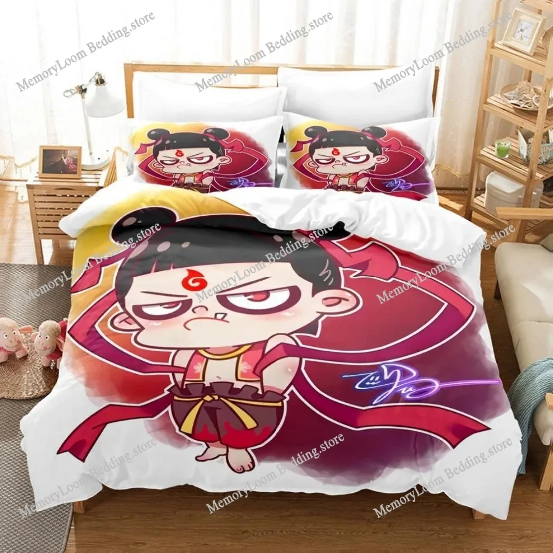 3D Printing Chinese Animation Nezha Quilt Cover Home Bedding Comforter Set Adult Comforter Set Children's Quilt Cover
3D Printing Chinese Animation Nezha Quilt Cover Home Bedding Comforter Set Adult Comforter Set Children's Quilt Cover