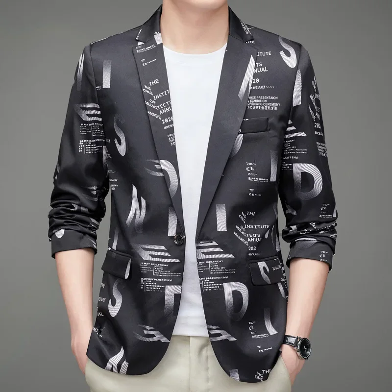 Boutique Men's Light Business Fashion Korean Letter Gentleman Comfortable Trend British Style Casual Slim Small Suit Jacket
Boutique Men's Light Business Fashion Korean Letter Gentleman Comfortable Trend British Style Casual Slim Small Suit Jacket