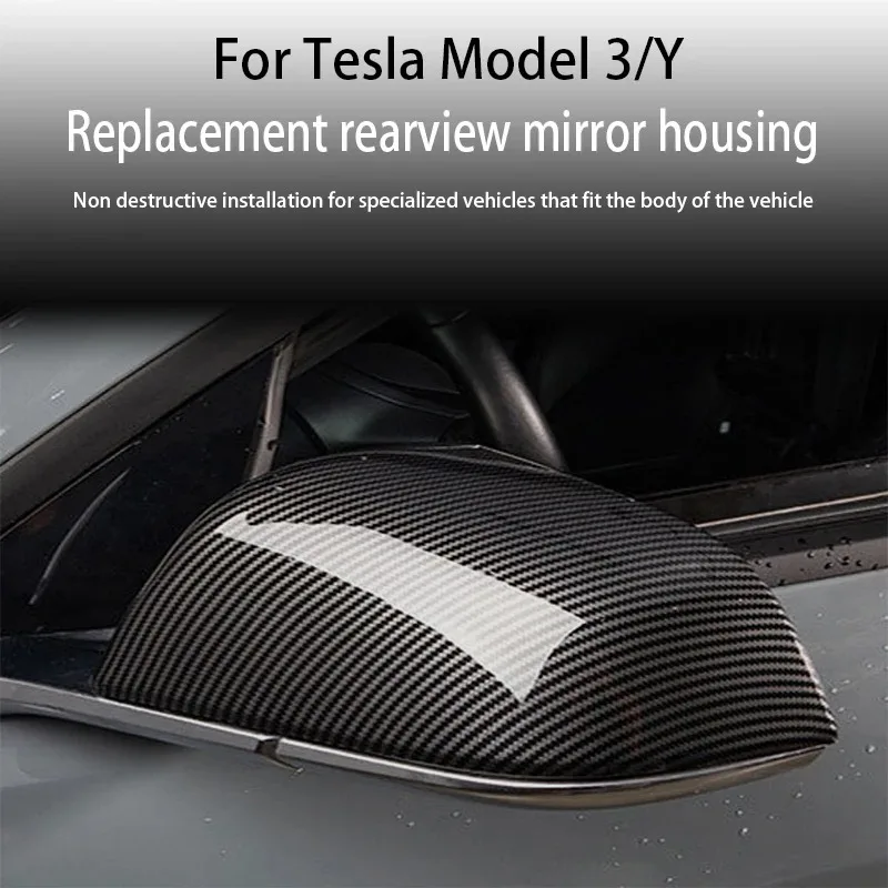 1pcs for Tesla Model 3 2017-2024/Car Rearview Mirror Cover ABS Rear View Mirror Decorative Shell Auto Exterior Accessorie Tools
1pcs for Tesla Model 3 2017-2024/Car Rearview Mirror Cover ABS Rear View Mirror Decorative Shell Auto Exterior Accessorie Tools