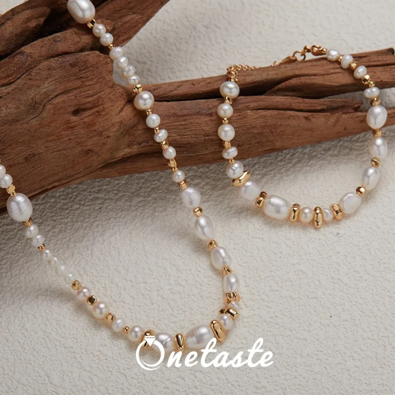 Baroque Pearl S925 Silver Gold Plated Beaded Strand Jewelry Sets With Necklace And Bracelet For Women Dainty Luxury Trendy Gift
Baroque Pearl S925 Silver Gold Plated Beaded Strand Jewelry Sets With Necklace And Bracelet For Women Dainty Luxury Trendy Gift