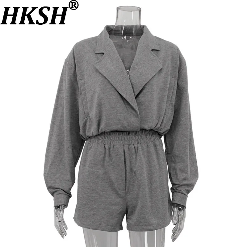 HKSH Spring New Women Tide Turn-down Collar Long Sleeve Cardigan Shorts Sets High-end Two-piece Office Lady Fashion Tops HK8660
HKSH Spring New Women Tide Turn-down Collar Long Sleeve Cardigan Shorts Sets High-end Two-piece Office Lady Fashion Tops HK8660