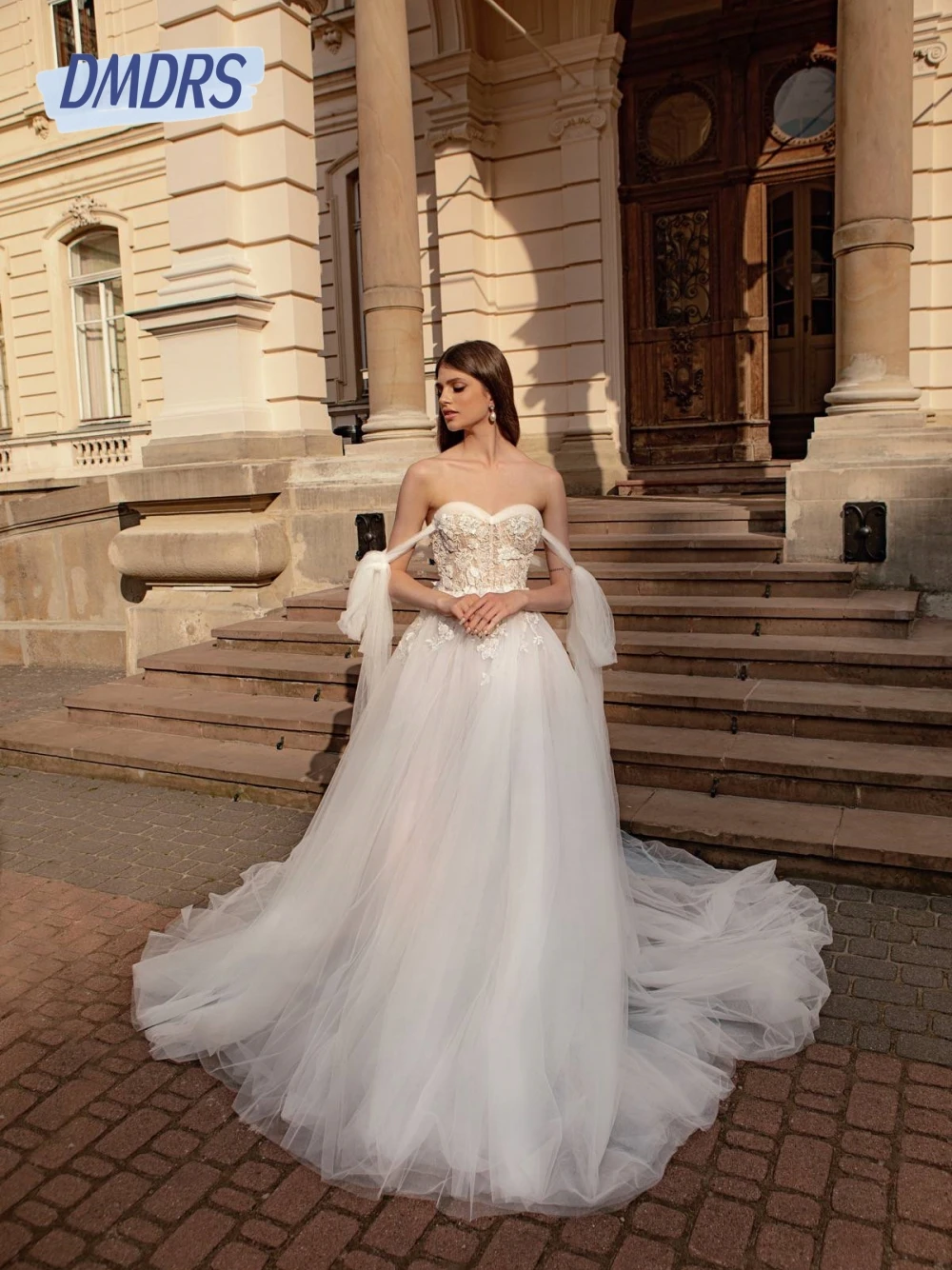 Graceful Beaded Lace Wedding Dress 2025 Zipper Back A Line Dress For Bride Classy Corset Bridal Gown Customized Women Wear
Graceful Beaded Lace Wedding Dress 2025 Zipper Back A Line Dress For Bride Classy Corset Bridal Gown Customized Women Wear
