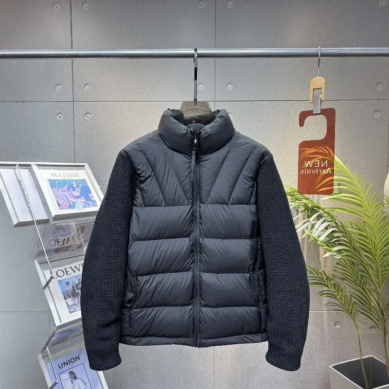 Мужской зимний пуховик Lormen с длинными рукавами, вязаный, в стиле пэчворк, утепленный, высококачественный, белый, повседневный, из натурального пуха
Мужской зимний пуховик Lormen с длинными рукавами, вязаный, в стиле пэчворк, утепленный, высококачественный, белый, повседневный, из натурального пуха