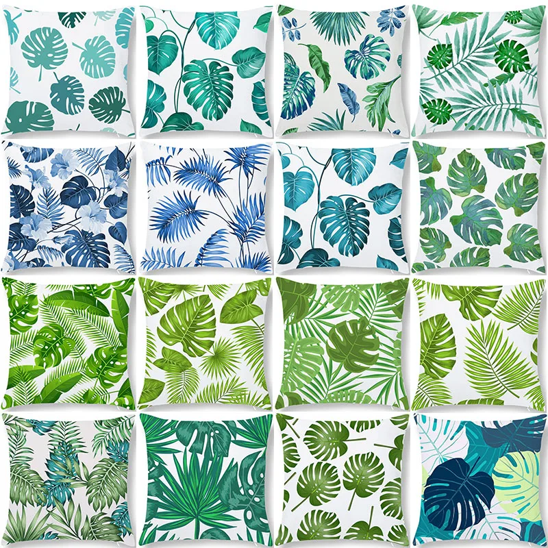 Green leaf plant cushion cover for living room decoration sofa pillowcasepolyester printed summer
Green leaf plant cushion cover for living room decoration sofa pillowcasepolyester printed summer