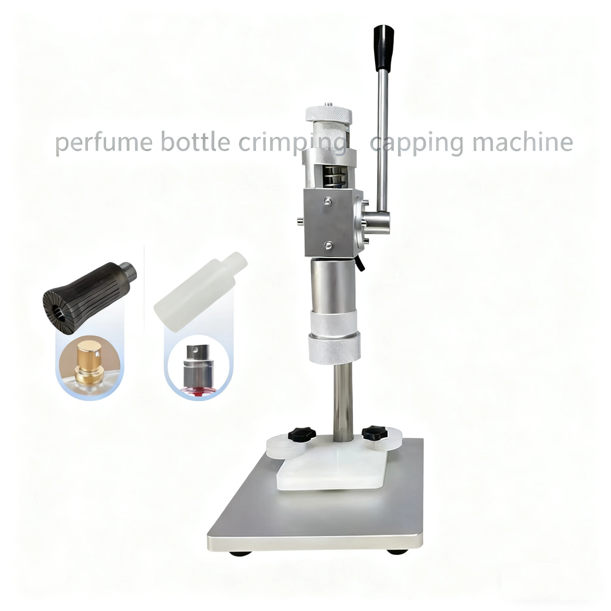 Manual Perfume Pump Capper Tabletop Glass Bottle Collar Sealing Press 13mm 15mm
Manual Perfume Pump Capper Tabletop Glass Bottle Collar Sealing Press 13mm 15mm