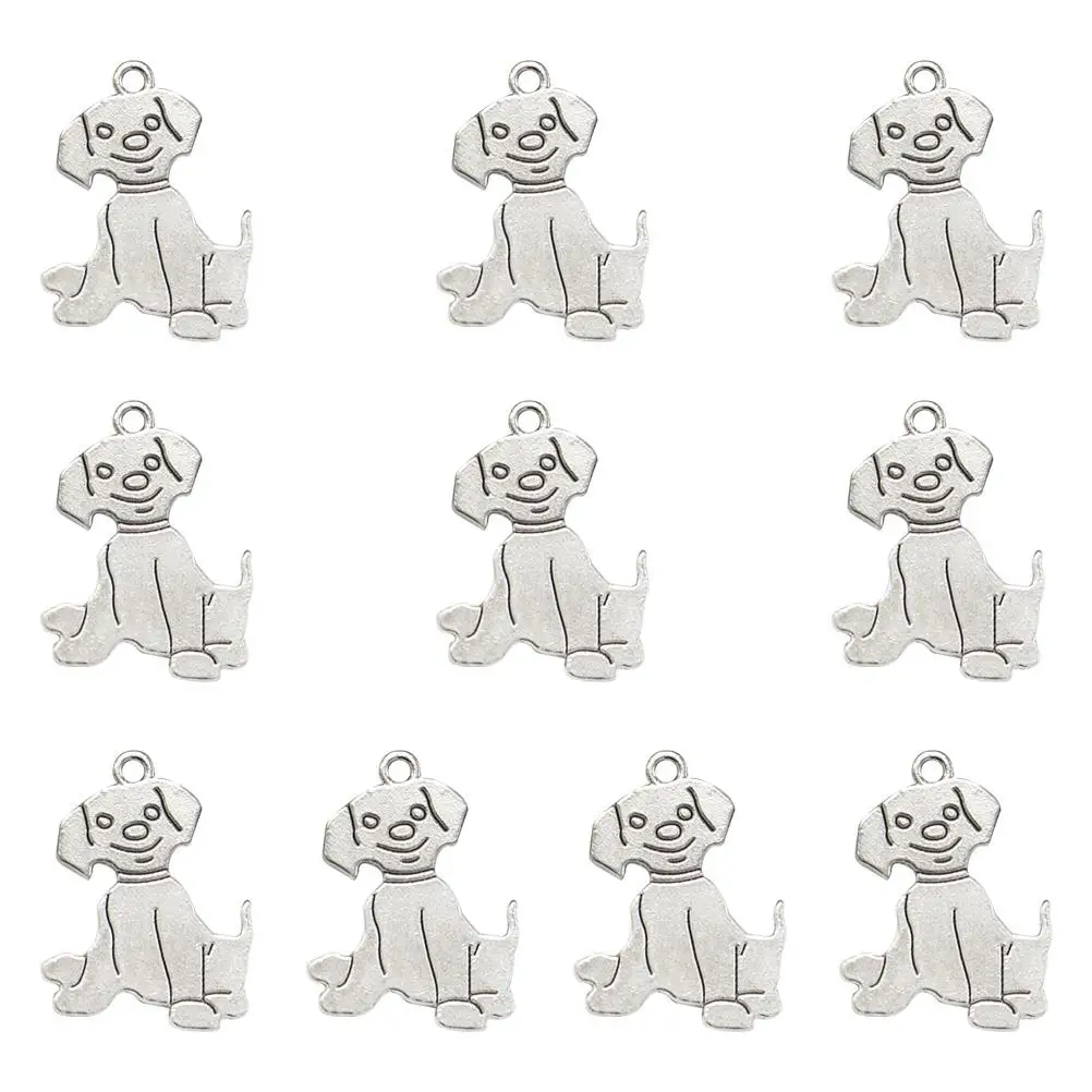 10 Pcs Alloy Puppy Pendant Charm Simple Stylish Unique Shape Design Jewelry Making Accessories DIY Project Small Animals
10 Pcs Alloy Puppy Pendant Charm Simple Stylish Unique Shape Design Jewelry Making Accessories DIY Project Small Animals