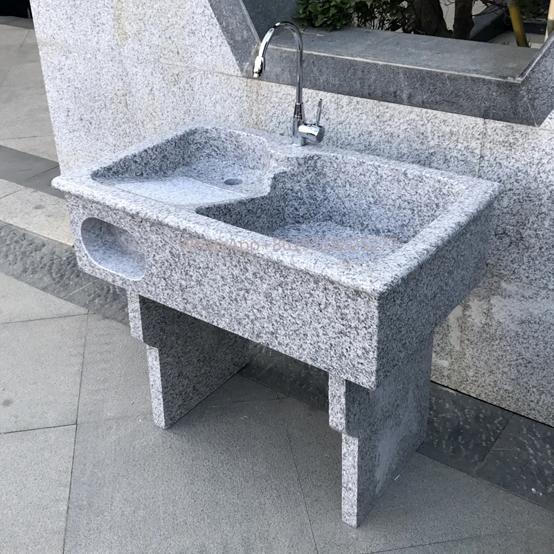 Integrated Outdoor Granite Laundry Basin Outdoor Marble Laundry Tub with Washboard PCs Household Stone Laundry Sink
Integrated Outdoor Granite Laundry Basin Outdoor Marble Laundry Tub with Washboard PCs Household Stone Laundry Sink