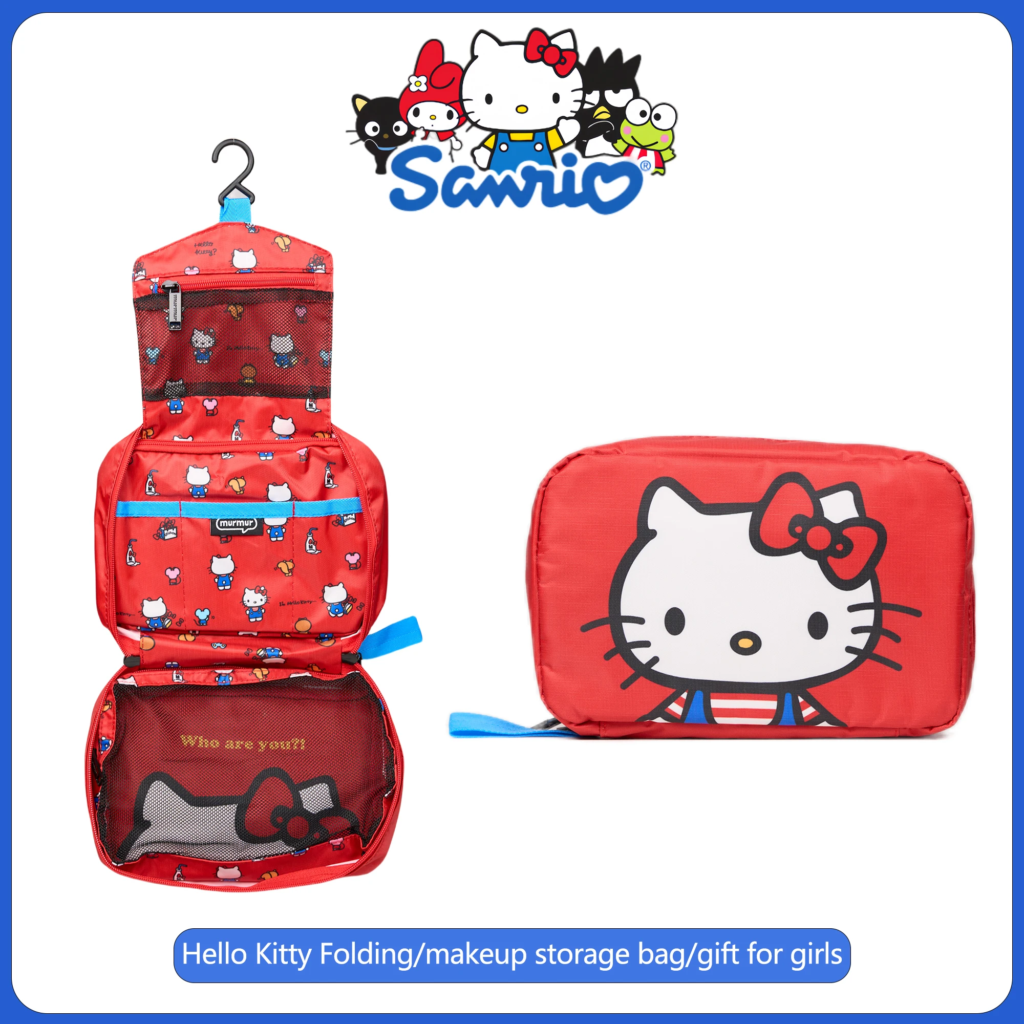 Sanrio Hello Kitty Bag Foldable Portable Cosmetic Travel Multi-functional Dustproof Storage Kawaii Anime Accessories Bag
Sanrio Hello Kitty Bag Foldable Portable Cosmetic Travel Multi-functional Dustproof Storage Kawaii Anime Accessories Bag