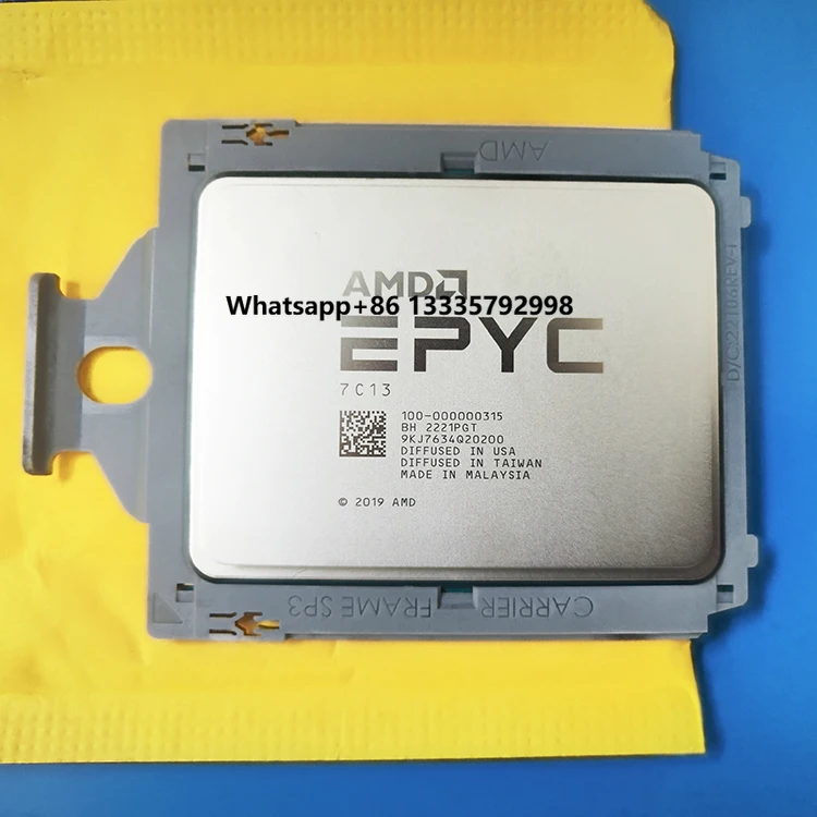AMD EPYC Milan 7c13 64 Core 128 Threads 2.45g Cpu Processor Epyc 7763 (unlocked) Server Processor
AMD EPYC Milan 7c13 64 Core 128 Threads 2.45g Cpu Processor Epyc 7763 (unlocked) Server Processor