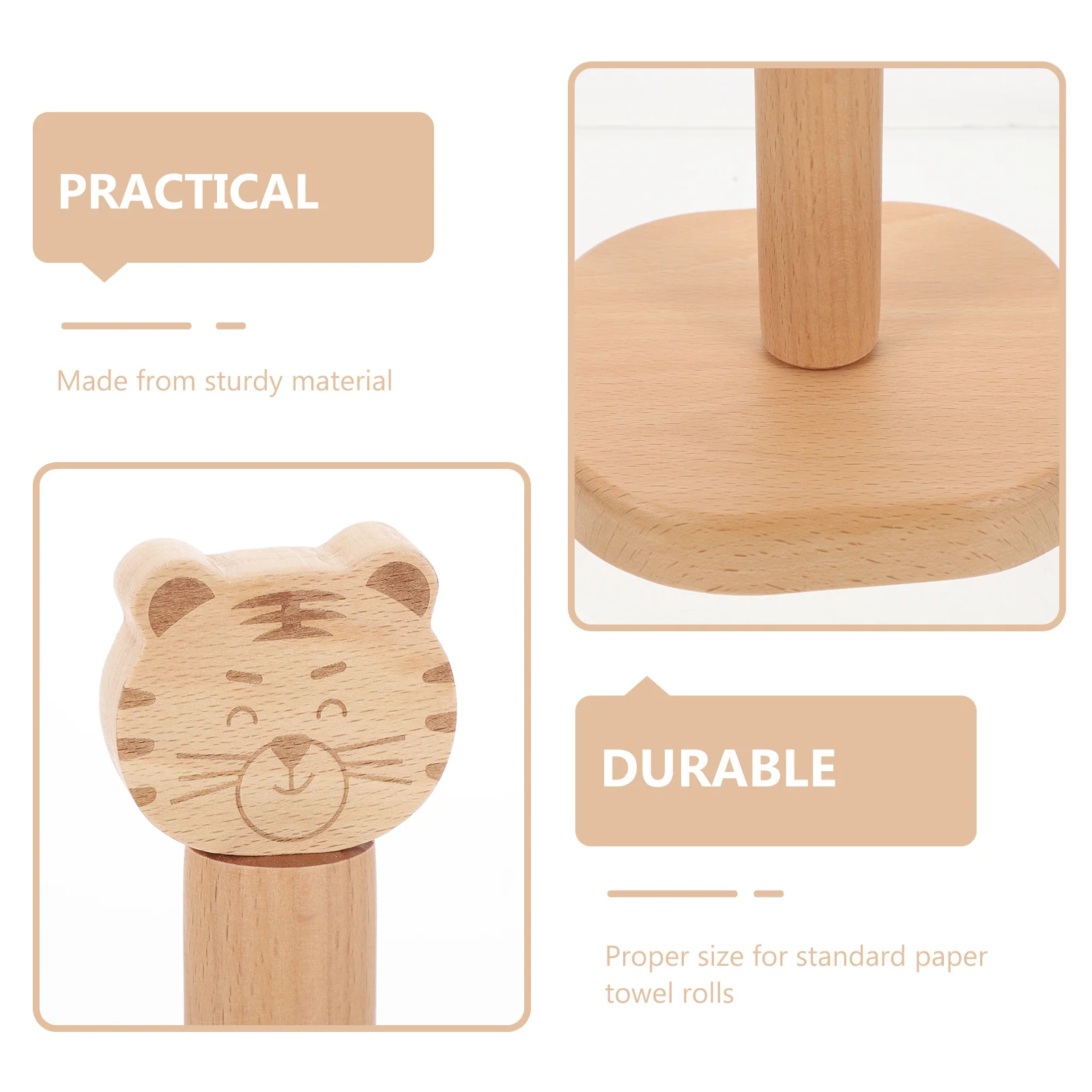 Wooden Paper Holder Vertical Stand for Kitchen Bathroom Office Desktop Organizer Storage Rack Tissue Dispenser
Wooden Paper Holder Vertical Stand for Kitchen Bathroom Office Desktop Organizer Storage Rack Tissue Dispenser