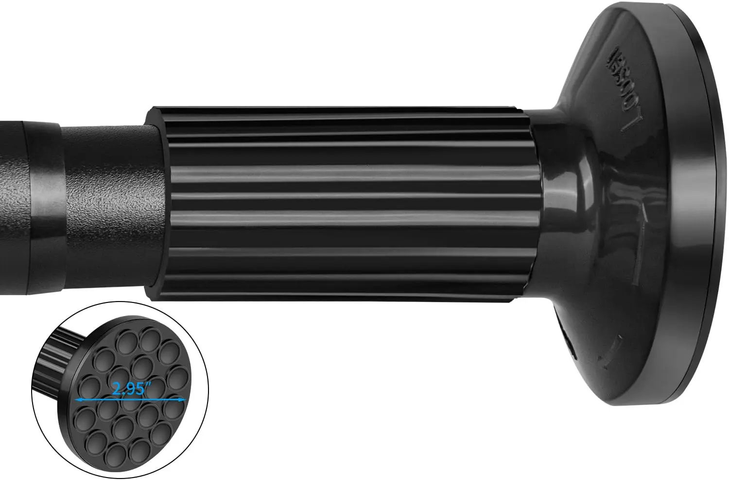 Tension Shower Curtain Rod 51-126 Inch No Drilling Black
Tension Shower Curtain Rod 51-126 Inch No Drilling Black