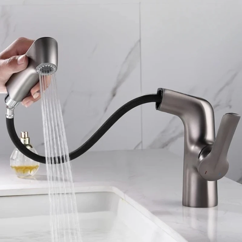 Toilet washbasin hot and cold faucets, pull-out faucets, basin splash proof faucets
Toilet washbasin hot and cold faucets, pull-out faucets, basin splash proof faucets