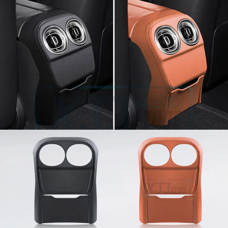 Защитный чехол из натуральной кожи, подходящий для Mercedes-Benz C Class W206 2022 2023 2024 2025, рамка заднего воздуховыпускного отверстия с защитой от ударов 
Защитный чехол из натуральной кожи, подходящий для Mercedes-Benz C Class W206 2022 2023 2024 2025, рамка заднего воздуховыпускного отверстия с защитой от ударов