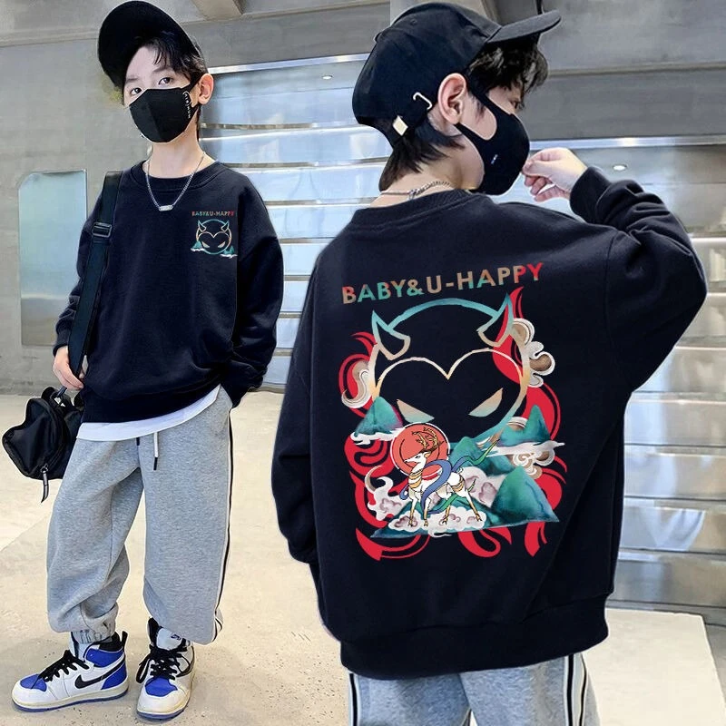 2025 New Arrival 8-10 Years Old Boys Crewneck Sweatshirt Spring Autumn Big & Mid Kids Loose Fit Fleece-Lined Stylish Trendy Top
2025 New Arrival 8-10 Years Old Boys Crewneck Sweatshirt Spring Autumn Big & Mid Kids Loose Fit Fleece-Lined Stylish Trendy Top
